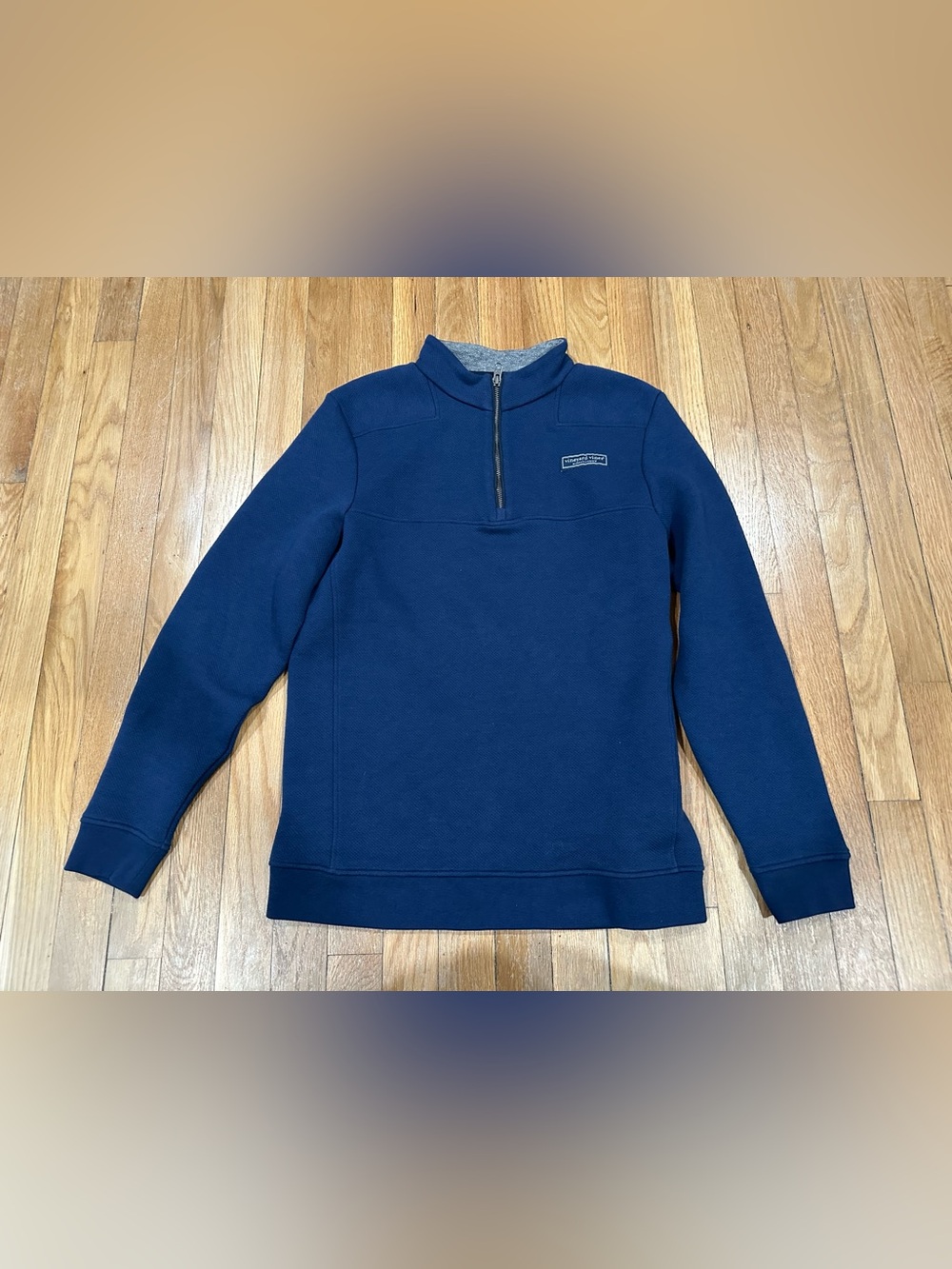 Vineyard Vines Men's Navy Half-Zip Pullover Sweatshirt